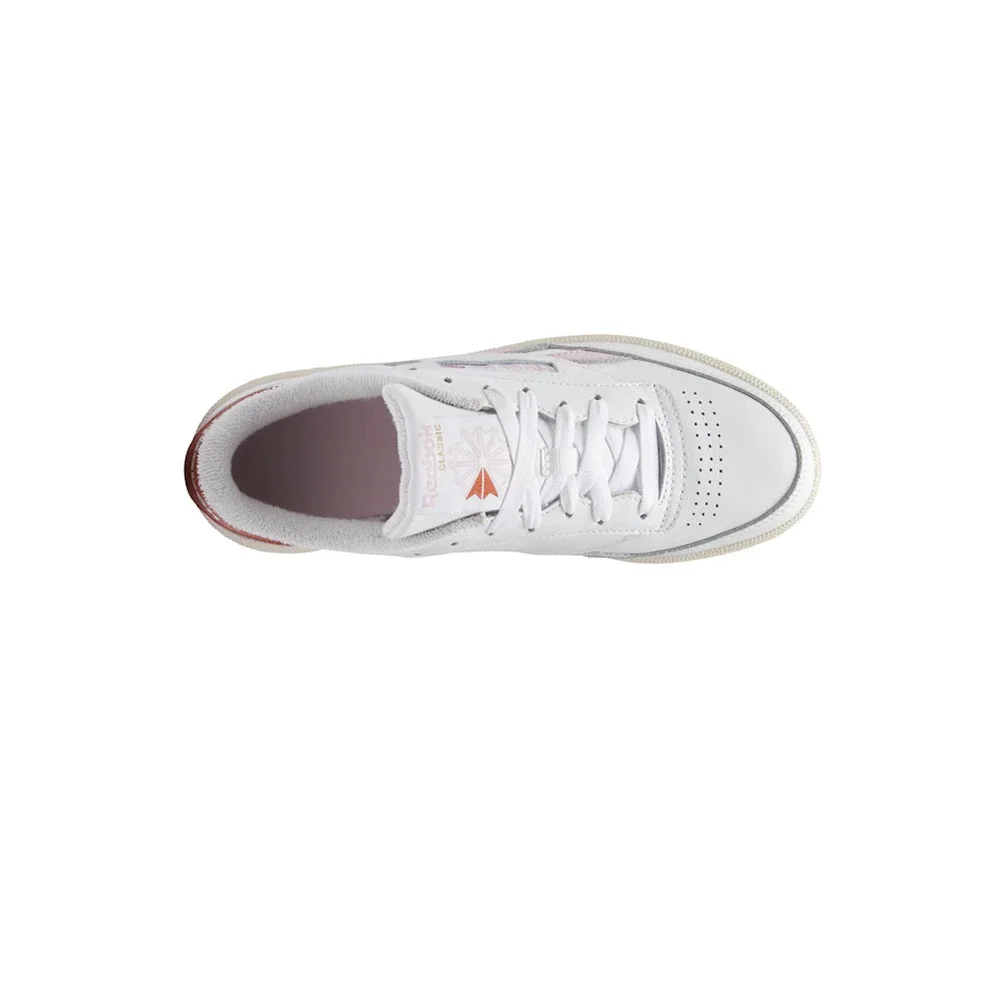 Reebok Women's Club C 85 Sneaker White/Pink ( FTWWHT/FROBER/BAKEAR) 8‎